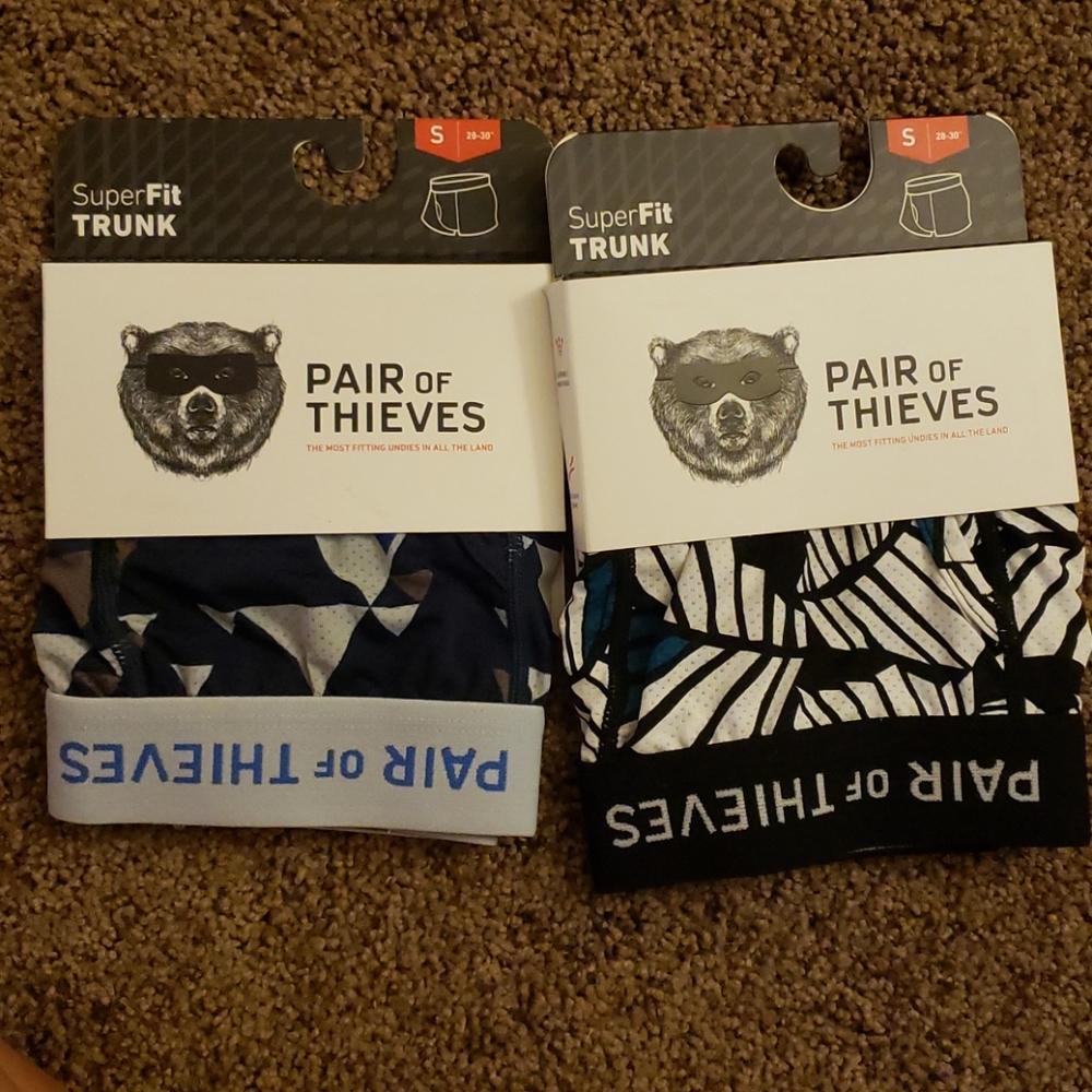 Pair of thieves super fit trunk Small boxers